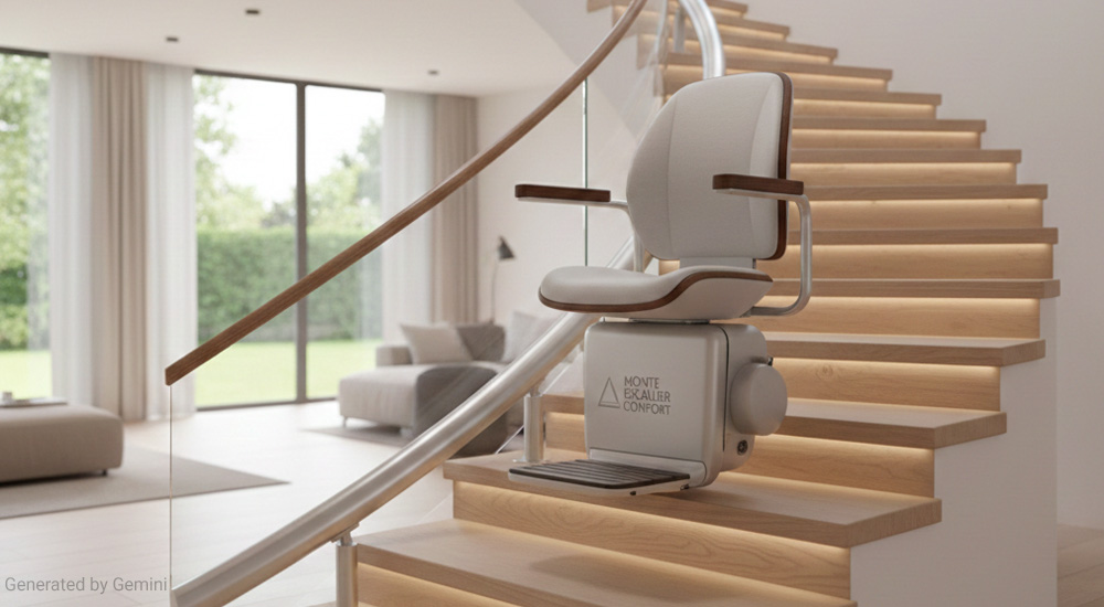 Monte escalier PMR et seniors